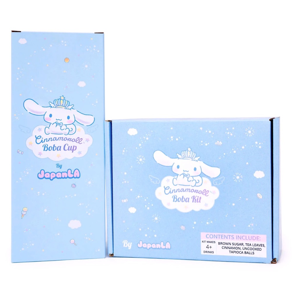 Cinnamon roll boba packet, DIY homemade boba kit